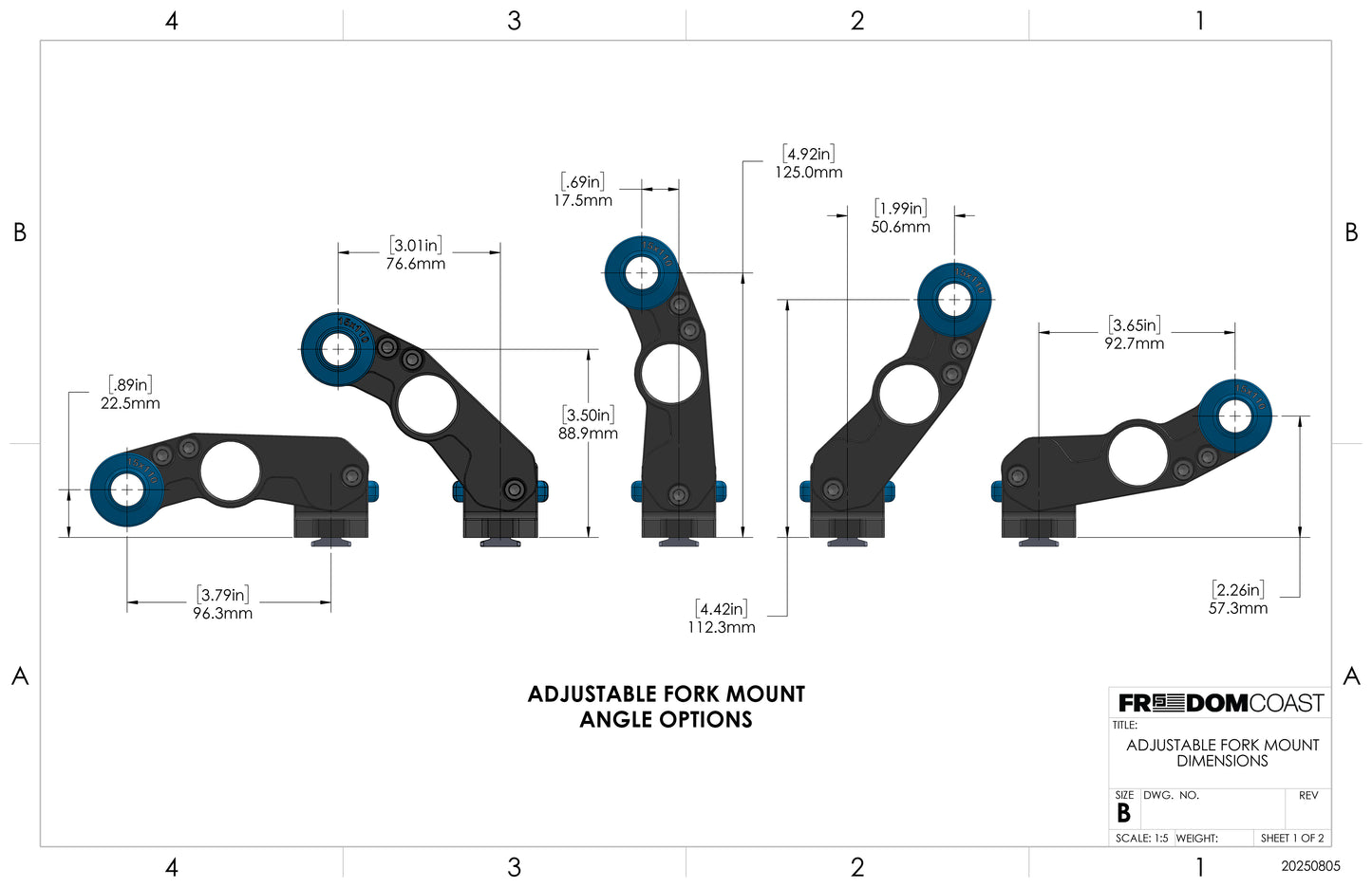 Adjustable Fork Mount