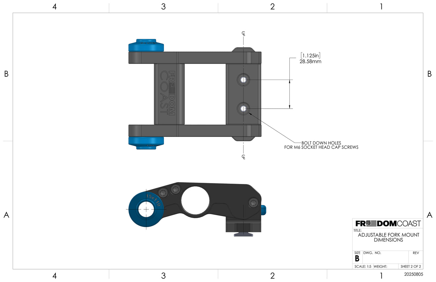 Adjustable Fork Mount