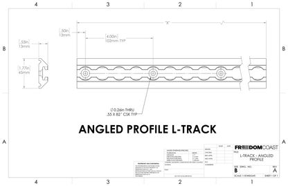 Logistics Track (L Track) ‒ Angled