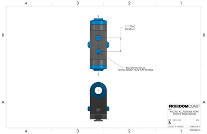 Micro Adjustable Fork Mount