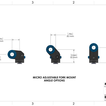 Micro Adjustable Fork Mount