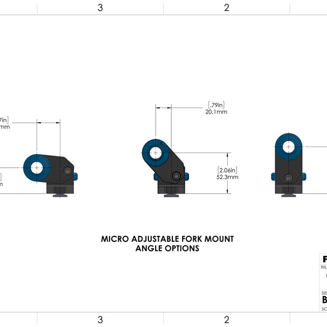 Micro Adjustable Fork Mount