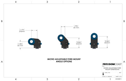 Micro Adjustable Fork Mount